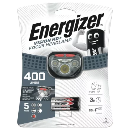 Energizer Fejlámpa HDL30 400lm +3xAAA elemmel  EHDL30/7638900444292