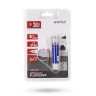 Entac 5LED Kulcstartós elemlámpa KÉK 3xLR44 elemmel  EFL-5LED-KC/5999097901763