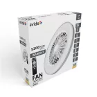 Avide WANDA Mennyezeti lámpa ventilátorral +távirányító, EZÜST 5999097965086 (AFCLCCT)