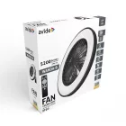 Avide WANDA Mennyezeti lámpa ventilátorral +távirányító, FEKETE 5999097965024 (AFCLCCT)
