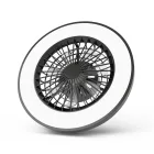 Avide WANDA Mennyezeti lámpa ventilátorral +távirányító, FEKETE 5999097965024 (AFCLCCT)