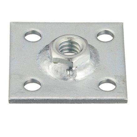 Talpas anya felcsavarozható M10 50x50/3mm  3217422