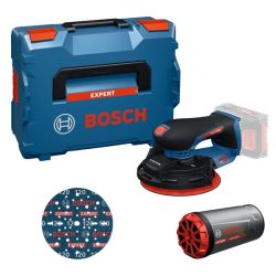   BOSCH EXPERT 0601372900 EXEX18V-150-5 Akkus excentercsiszoló (akku és töltő nélkül) L-Boxx-ban