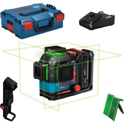   BOSCH EXPERT 0601065B00 EXLL 18V-120-33CG Vonallézer 18V (akkuval, töltővel) L-Boxx-ban (zöld)