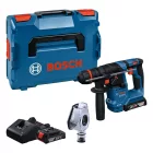 Bosch GBH18V-18X Akkus fúrókalapács +GDE24 elszívó adapter, ONECHUCK 18V 2,0Ah +GAL18V-20 töltő, L-Boxx 0611927101
