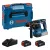 Bosch GBH18V-22X Akkus fúró-vésőkalapács ONECHUCK 18V 4,0Ah akku +GAL18V-40 töltő, L-Boxx 0611924101