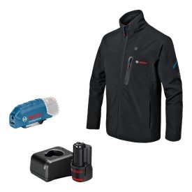   Bosch GHJ12+18VXA Fűthető dzseki +adapterrel 12V-18V 12V/2,0Ah +GAL12V-20, 3XL-es 06188000G2