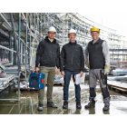 Bosch GHH12+18VXA Fűthető kapucnis pulóver +adapterrel 12V-18V akku, töltő nélkül, XL-es 06188000ET