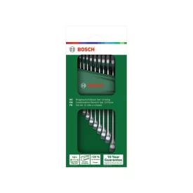 BOSCH 1600A02Z9D Tokmány kulcs készlet 12 részes (Green)