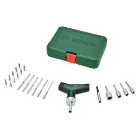   BOSCH 1600A02Z9T Csavarhúzó készlet T markolatos racsnis, bites (Green)