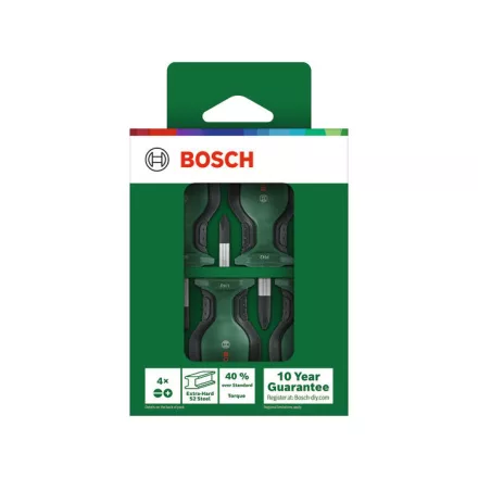 BOSCH 1600A032UJ Csavarhúzó készlet 4 részes (Green)