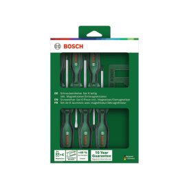   BOSCH 1600A02W7L Csavarhúzó készlet 6 részes (V3) (Green)