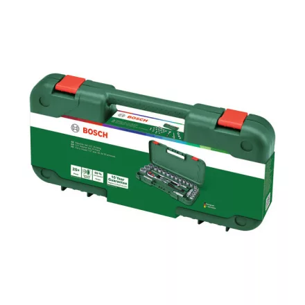 BOSCH 1600A02Z9F Racsnis készlet 1/2" 25 részes (Green)