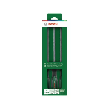 BOSCH 1600A02ZB1 Reszelőkészlet 200 mm 3 darab (Green)