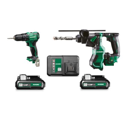 HIKOKI  Akkus gép szett (DH12DDW2Z+DV12DDW4Z) 12V/2x4,0Ah HITBOX