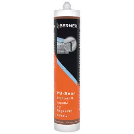 Berner 407564 PU tömítőanyag fekete, 300ml