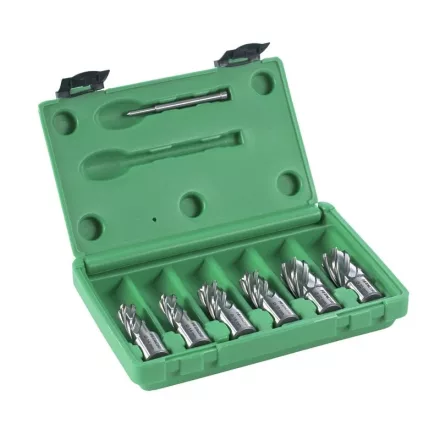 Hikoki  754496 Fúrókorona készlet HSS 2x14/18/22mm (rövid) 19mm-es weldon befogással