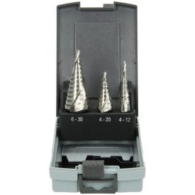   Hikoki  780109 Lépcsős fúró készlet, 3 részes, 4-30mm HSS-G