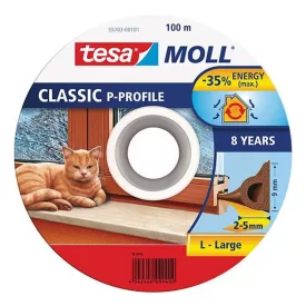   TESA tesamoll Tömítés ajtóhoz és ablakhoz barna, P-profilú, 9mm/100m  2211206