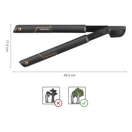 Fiskars  SingleStep Ágvágó, mellévágó, S/M L28 (1001432)