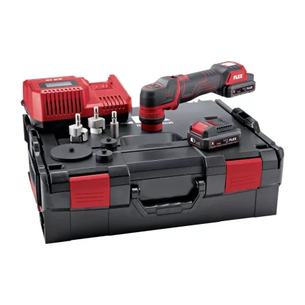 Flex  PXE80 12-EC/2,5 SET Akkus polírozó 12V/2x2,5Ah, L-BOXX  532.268