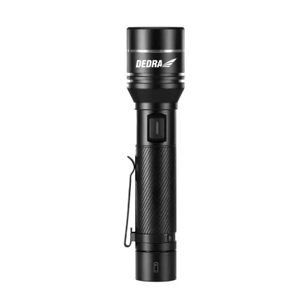 Dedra L0951 Fókuszálható zseblámpa beépített akkumulátorral (USB-ről tölthető) 1000lm/500m
