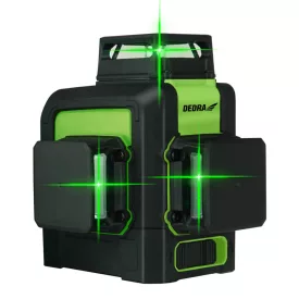   Dedra MC0904 Multilézer/kombináltlézer 3D Sharp LED (zöld), 30m, beépített akkuval