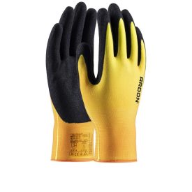   Munkavédelmi  Kesztyű A8027-SPE Ardon Creatron fekete-neon, nitrilhab mártott 10/XL