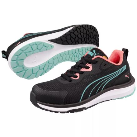 Munkavédelmi  Cipő Női PUMA Celerity Knit Blue/Coral HRO ESD S1PS SR PUM-642970 37-es