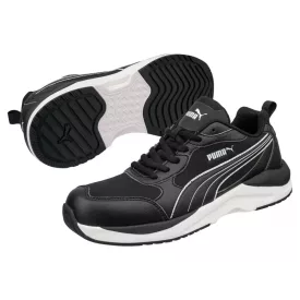   Munkavédelmi  Cipő PUMA Shift Black/White Low fekete-fehér HRO S3S SR PUM-647700 43-as