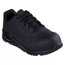   Munkavédelmi Cipő SKECHERS Work Uno SL Doltin fekete S1P SRC ESD 200177EC46