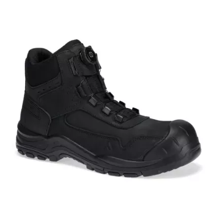 Munkavédelmi Bakancs PORTWEST FC39 Acél,Nubuk, Fekete S3 SC HRO FO SR PW-FC39BKR43