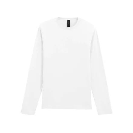 Munkavédelmi  Hosszú ujjú Póló GI64400WH-M  Gildan Softstyle fehér,100% pamut  M-es