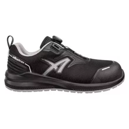 Munkavédelmi  Cipő ALBATROS DALTON Black QL Low S3L ESD FO SR ALB-648830 45-ös
