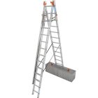 Krause MONTO Tribilo sokcélú létra 3x12 fokos lépcsőfunkcióval 129789