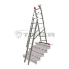 Krause MONTO Tribilo sokcélú létra 3x8 fokos lépcsőfunkcióval 129741