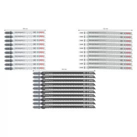   Bosch 2607011946 PRO Wood and Metal Rough Cut szúrófűrészlap készlet 30 részes