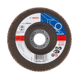 Bosch 2608606718 X551 Lamellástárcsa 125mm, P80, FÉM/INOX