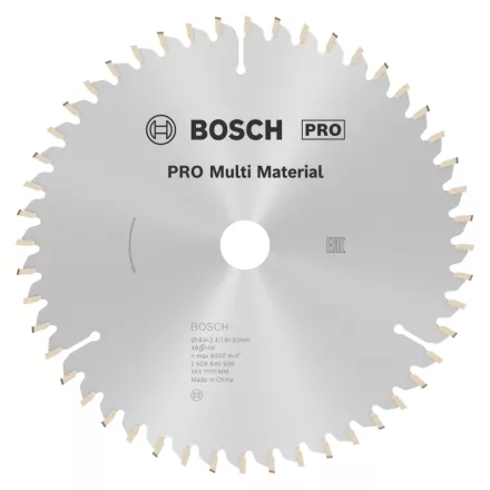 Bosch 2608640506 PRO Multi Material Körfűrésztárcsa 184x30mm, 48 fogas