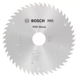   Bosch 2608837689 PRO Wood akkumlátoros körfűrészlap átm.165 x 1,5/1,0 x 30 mm, Z=48