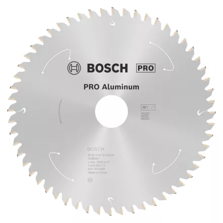 Bosch 2608837771 PRO Aluminium cordless körfűrészlap, 190 x 2 x 30 mm átm.190 x 1,0/1,5 x 30 mm, Z=56