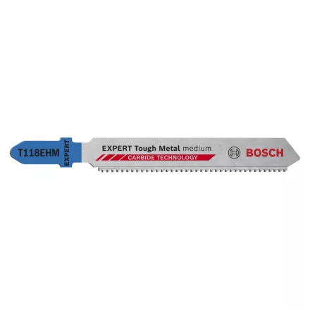 Bosch 2608900562 EXPERT T 118 EHM Stainless Steel keméyfém fogazású szúrófűrészlap