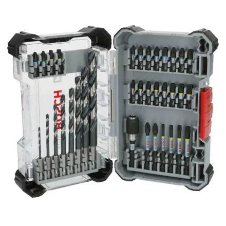 Bosch 2608521U81 PRO Impact ütvecsavarozó és fémfúró vegyes készlet, 35 részes