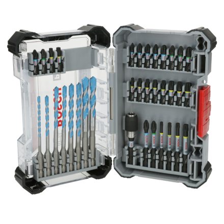 Bosch 2608521U82 PRO Impact csavarozó és Multi Construction fúrószár vegyes készlet, 35 részes