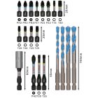 Bosch 2608521U83 PRO Impact csavarozó és Multi Construction fúrószár vegyes készlet, 20 részes