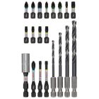 Bosch 2608521U84 PRO Impact csavarozó és IMPACT control fémfúró vegyes készlet, 20 részes