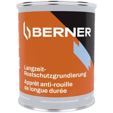 Berner 101499 Rozsdagátló alapozó, világosszürke (RAL7035) 750ml