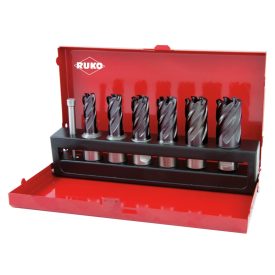   Ruko 108820F HSS TiAIN Magfúró készlet Weldon szárral, 12,0-22,0mm