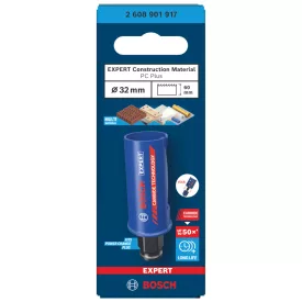   Bosch 2608901917 EXPERT Construction Material körkivágó, 32 mm