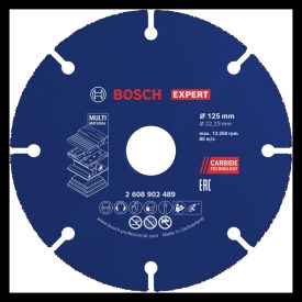   Bosch 2608902489 EXPERT Karbid Multi vágótárcsa  125 x 22.23mm